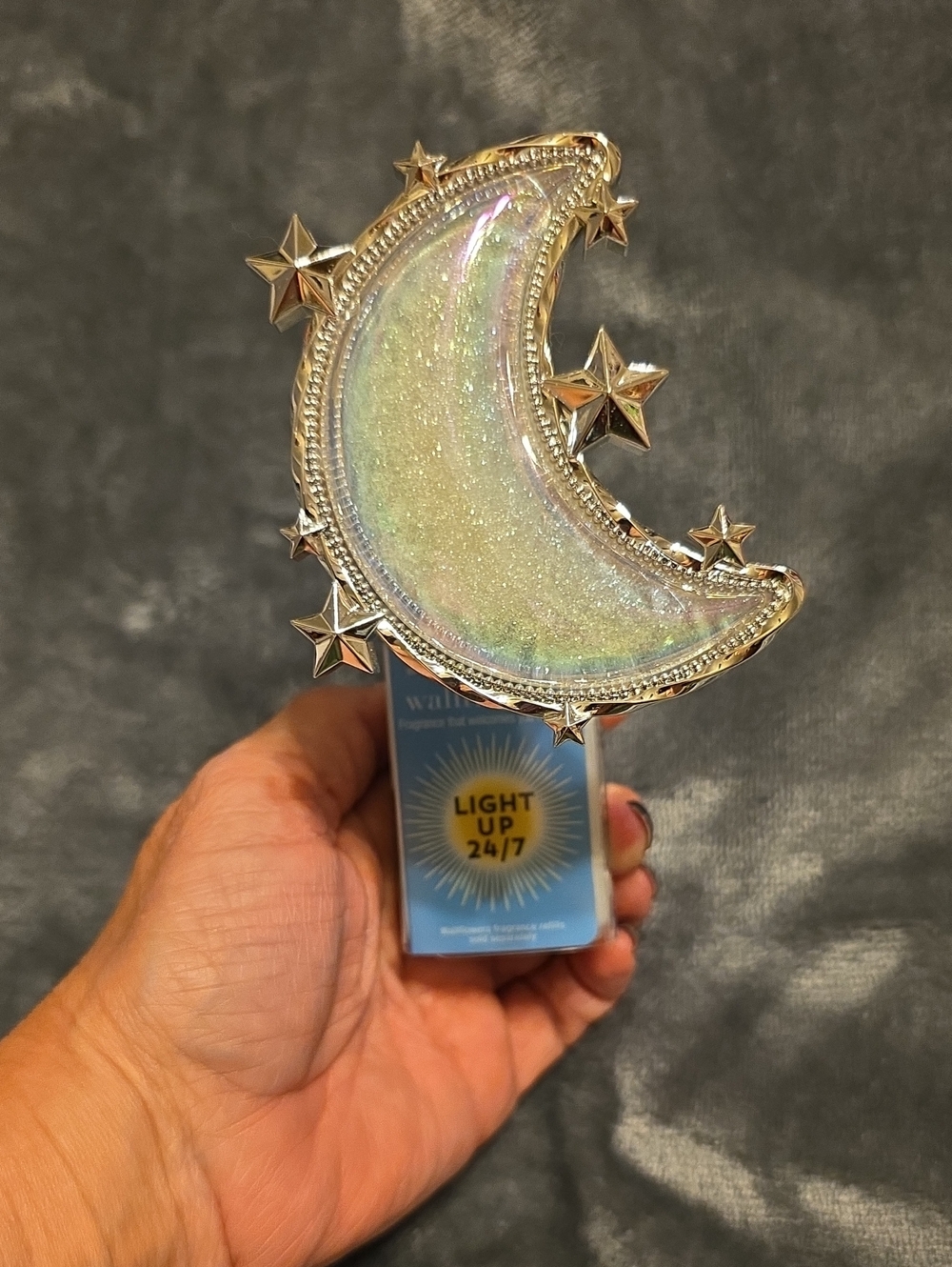 Bath & Body Works Iridescent Crescent Moon Star Wallflower